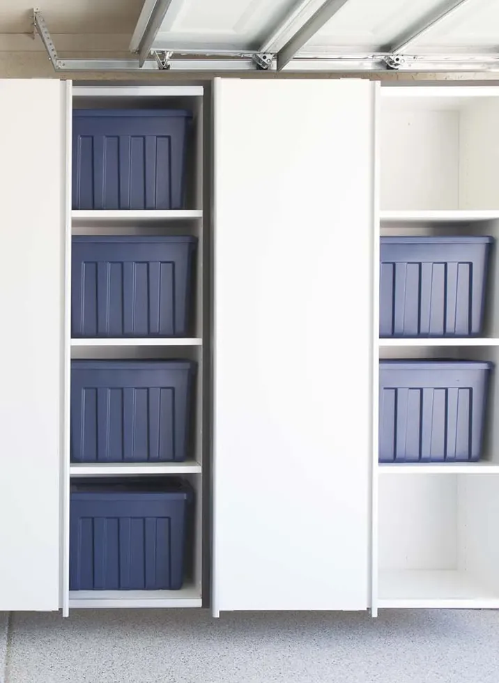 Custom Garage Cabinets for Allen Homes